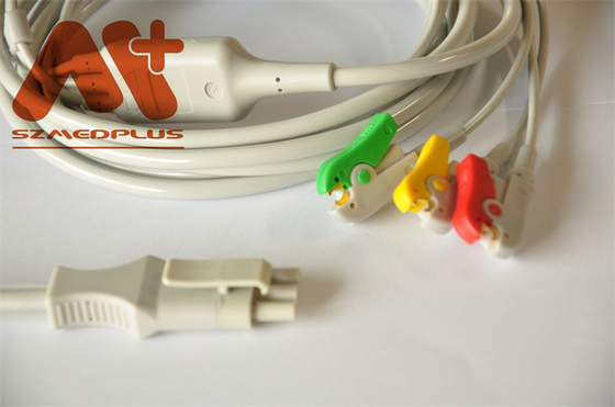 Primedic XD30 3 สายไฟ 3 ขา IEC Ecg Cable Connectors