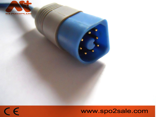 CE ผู้ใหญ่ Philips M1191BL 8 Pin Soft Tip SpO2 Sensor สำหรับการตรวจสอบผู้ป่วย