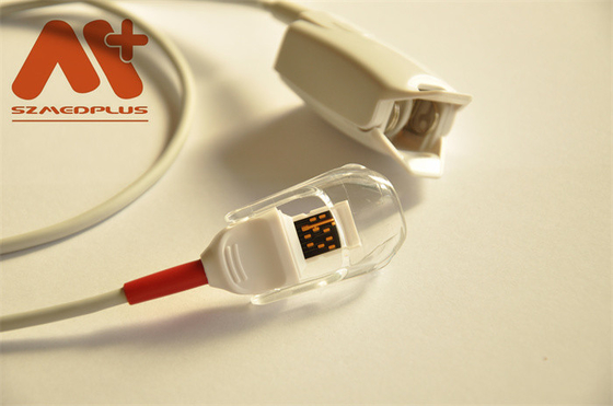 4050 szmedplus RD SET DCI คลิปหนีบนิ้วสำหรับผู้ใหญ่แบบสั้น SpO2 Sensor