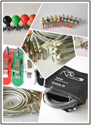 สายเคเบิลผู้ป่วย eCG แบบถอดไม่ได้สำหรับเครื่องตรวจคลื่นไฟฟ้าหัวใจ Mindray R12