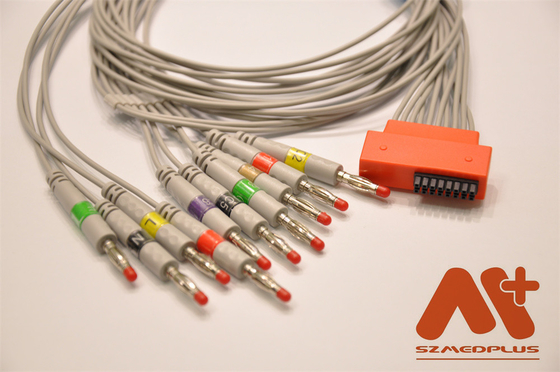 คาร์ดิโอไลน์สัมผัส ECG-HD โฮลเตอร์เคเบิล,IEC,กล้วย 4.0