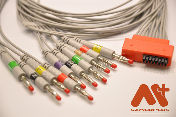 คาร์ดิโอไลน์สัมผัส ECG-HD โฮลเตอร์เคเบิล,IEC,กล้วย 4.0