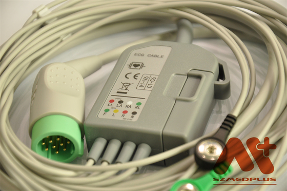 ไฟซิโอคอนโทรล คอมพาติบอล ECG ทรังเคเบิล 4 นํา - 11111-000020