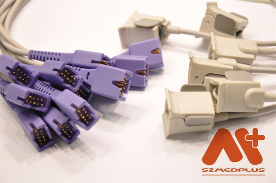 ISO13485 szmedplus 1864 คลิปหนีบนิ้วสำหรับเด็ก SpO2 Sensor สำหรับ Pronto-7