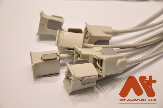 ISO13485 szmedplus 1864 คลิปหนีบนิ้วสำหรับเด็ก SpO2 Sensor สำหรับ Pronto-7