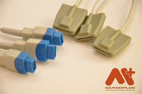 TS-SP-D SPO2 Sensor ยางเด็ก 1 เมตรสําหรับการตรวจสอบผู้ป่วย