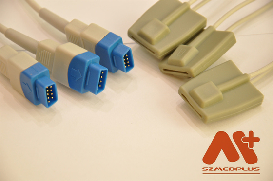 TS-SP-D SPO2 Sensor ยางเด็ก 1 เมตรสําหรับการตรวจสอบผู้ป่วย