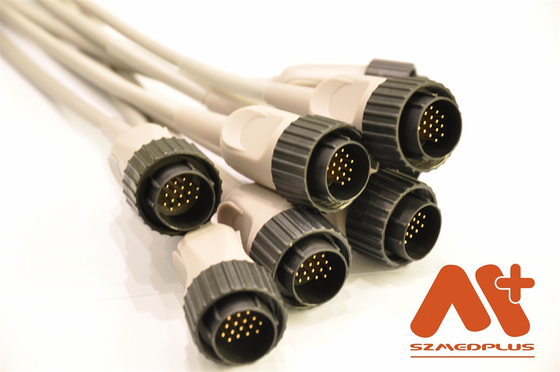 Kenz PC-104 สาย EKG 16 พินสำหรับ Kanz 103, 106, 107, 1201, 302, 303