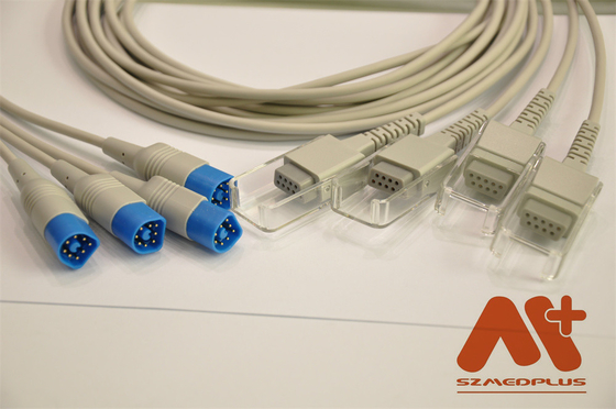 การตรวจสอบผู้ป่วย Spo2 Extension Cable ISO13485 Philips M1943AL