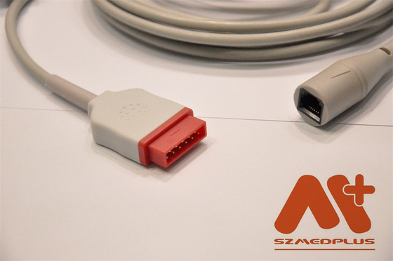Marquette Ge Invasive Blood Pressure Cables สายเคเบิลอะแดปเตอร์ IBP - 700075-001