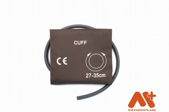 วัสดุ PU สำหรับผู้ใหญ่ NIBP Cuff 27cm M1574A Philips พร้อมสายยางเดี่ยว