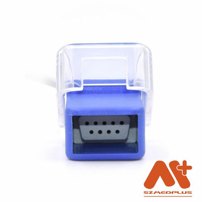 สายเคเบิลอะแดปเตอร์ Oximax 8Pin เป็น DB9 SpO2 Philips M1943NL Medical TPU